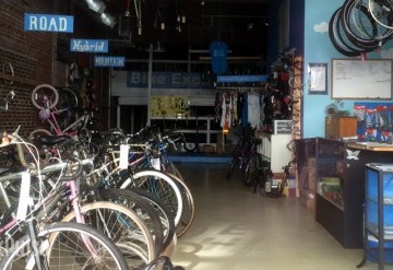 Bike Exchange, downtown Newark, NJ