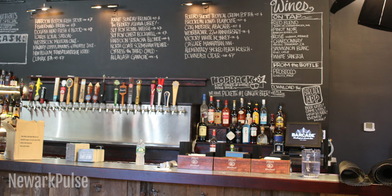 Barcade beer and wine on tap