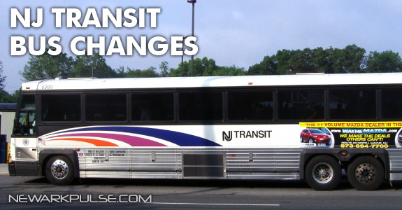 NJ Transit Bus Changes