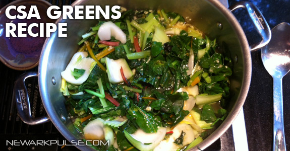 CSA Greens Recipe