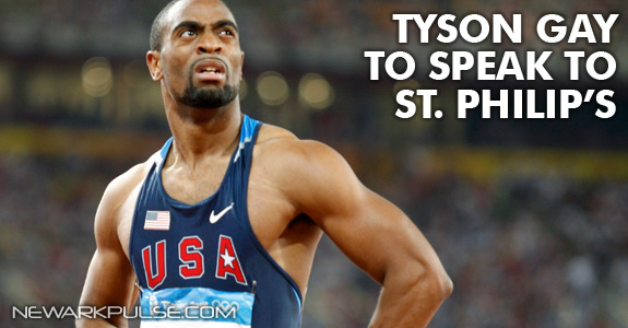 Tyson Gay to Speak to Newark Students