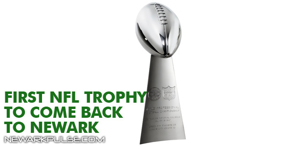 First NFL Trophy Comes Back to Newark