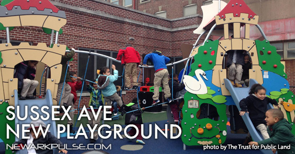 New Playground at Sussex Ave Renew School