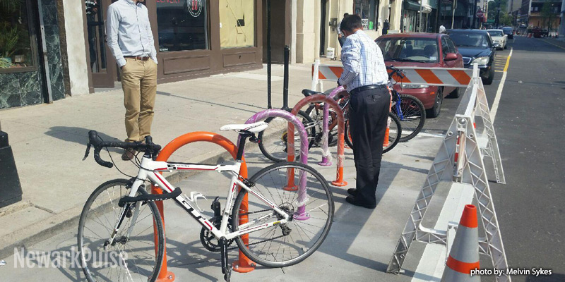 Bike Corral Comes to Halsey Street