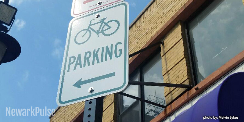 Bike Parking Sign Newark, NJ