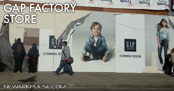 Gap Factory Store, Newark NJ coming