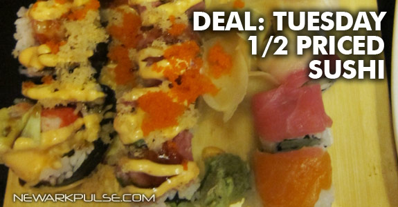 Deal: Half Priced Sushi Tuesdays