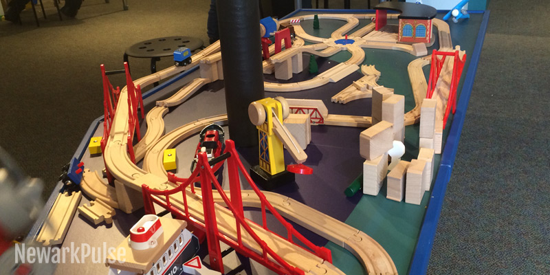 Train table at MakerSpace