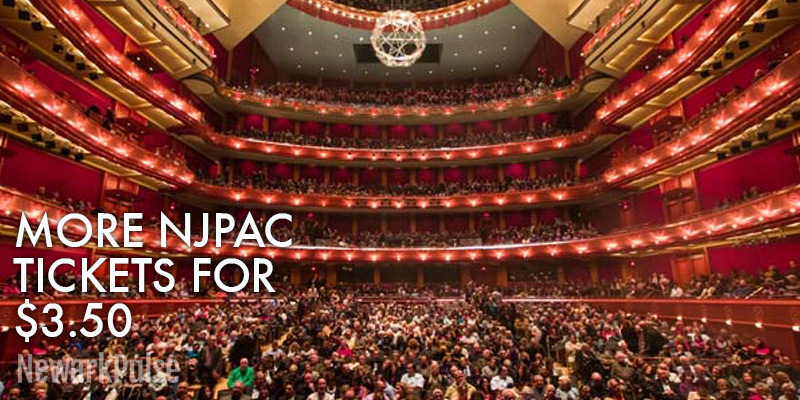 More NJPAC Shows added for $3.50